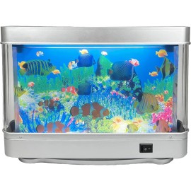 Tokenkuko Fake Fish Tank Mini Aquarium,Artif