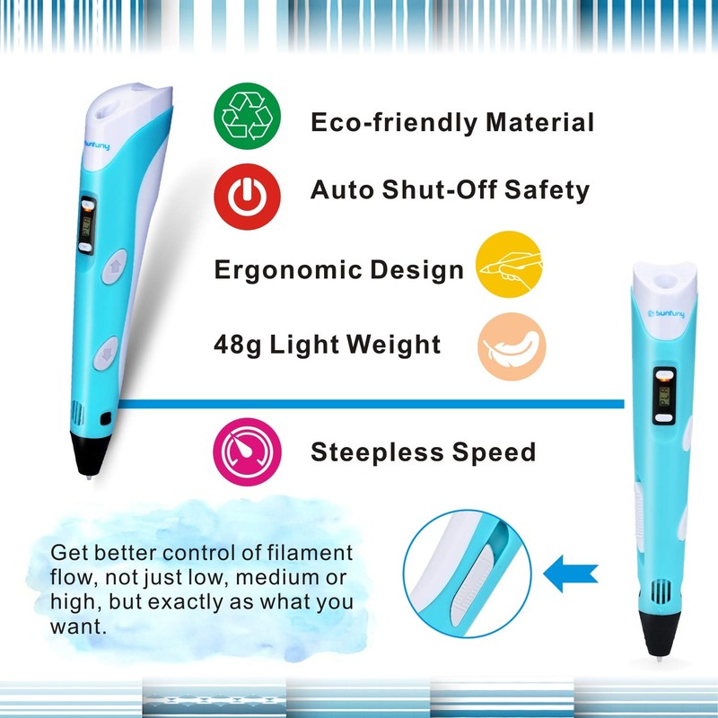 Sunfuny 3D Pen, 3D Printing Pen with 150 Feet 15