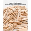 Mini Clothes Pins Wooden Small Clothespins for Photo 1.77 Inch