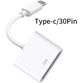 Apple 30pin Female to USB 3.1 Type-C Sync Data Charging Adapter Cable - Cell Phone OTG Adapters and Accessories