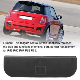 Cunyuer Tailgate Lock, Handle Switch Rubber Button, Tailgate Trunk Release Button, 51137039261 Replacement for R50 R52 R53 R56 R57 R58 R59