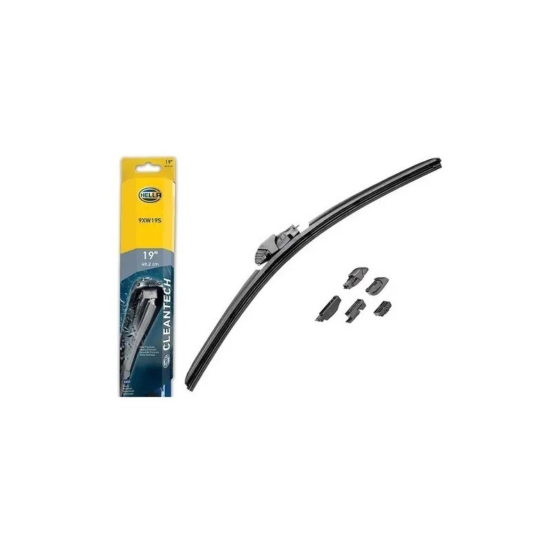 Pluma Limpiaparabrisas Curva Hella Medidas A Elegir