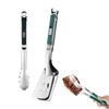2Pcs Kitchen Cooking Tongs,Grill Clamp Spatula,Multi Functional Grill Clip 2-in-1,304
