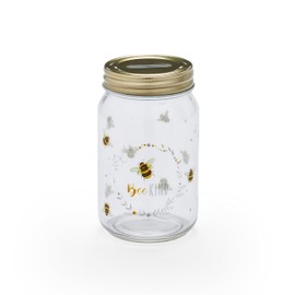 Cooksmart British Designed Money Jar | Money Box For Saving Cash or Coins | Piggy Bank For Adults & Family - Bumble Bees