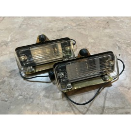 KK 1968 Chevelle El Camino Backup Lamp Light Assembly Pair 1966 Impala