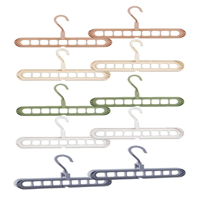 Eruceky 9 in 1 Clothes Hanger, Cascading Clothes Hanger, Multi