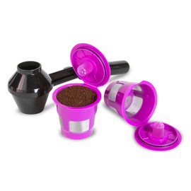 Perfect Pod Cafe Fill Value Pack Reusable K Cup Coffee Pod Filter & Coffee Scoop Compatible with Keurig K-Duo, K-Mini, 1.0, 2.0, K Series and some Single Cup Coffee Makers