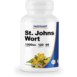 Nutricost St John’s Wort Capsules (500mg) 120 Capsules- Gluten Free and Non-GMO