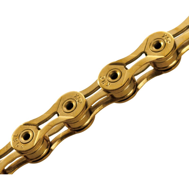 KMC Unisex's X10sl Chain, Ti-Ni Gold, 114 Link