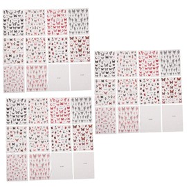 VICASKY 36sheets Dark Butterfly Nail Stickers for Nail Art Easy to Apply Manicure Decals and Personalization