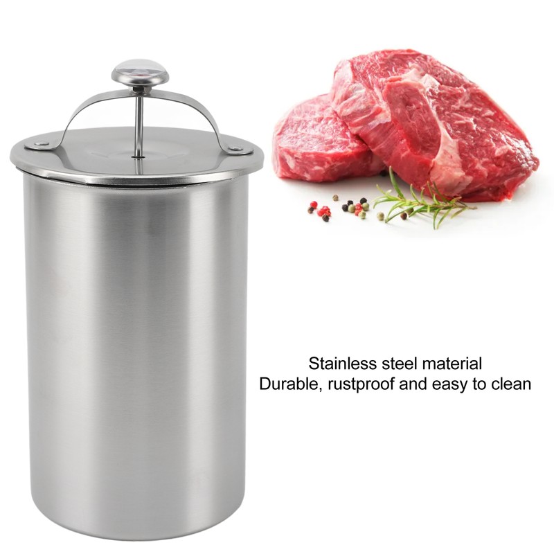 Stainless Steel Meat Press Easy To Use Deli Meat Maker