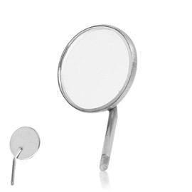 20 Espejos Dentales Frontales, 22 Mm Intraorales Espejo De Inspección De Boca Casquillo Cónico De Acero Inoxidable Dental Mirror Zahnspiegel Para Inspección De Dientes Cuidado Interior De La Boca(S)