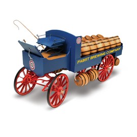 Model Trailways Old West Beer Wagon 1:12 Scale Length 12.75" Historically Accurate Wood and Metal kit to Assemble for Adults DIY