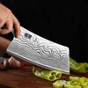 HOSHANHO Cleaver Knife 7 Inch, Razor Sharp High Carbon Powder