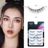 Musegetes 3D False Eyelashes Popular Black Natural Axis Soft Core