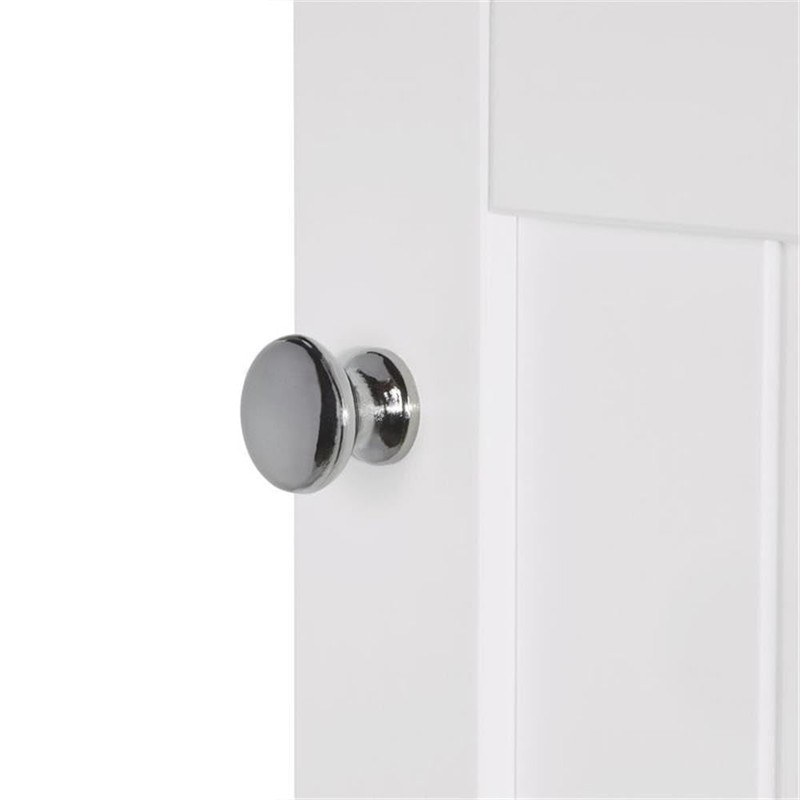 RiverRidge Ashland Slim Linen Cabinet - White - Narrow Cabinet