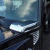 e-power-auto-Trim FOR HUMMER H2 CHROME FRONT HOOD SIDE HINGE COVER