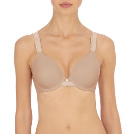 Natori Women's Body Doubles Lace Trim Full Fit Contour Bra 736037, Buff/Lt Mocha, 36C