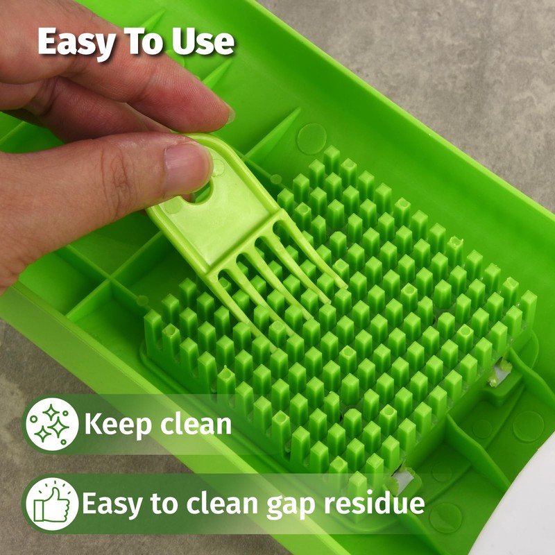 4pcs Vegetable Chopper Cleaning Tool Fork, Salad Onion Chopper Cleaning