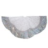Kurt Adler 60" Silver Tree Skirt