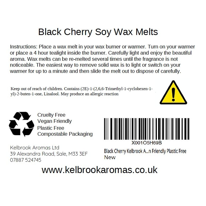 Wax Melts - Black Cherry | 16 Pack | Strong