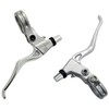 Dia-COMPE SS6 Old School MTB Brake Lever Set (L+R), Silver,