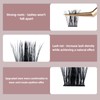 QUEWEL Individual Eyelashes, Individual Eyelash Clusters, Lashes, D Curl, Mix,