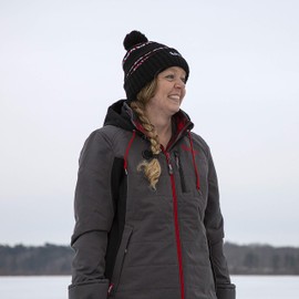 Eskimo Nordic Knit Hat, Black, One Size