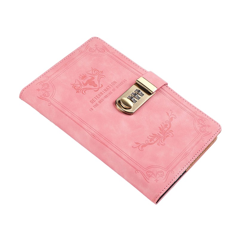 Lock Journal Safe Reliable Waterproof Artificial PU Leather Password Lock