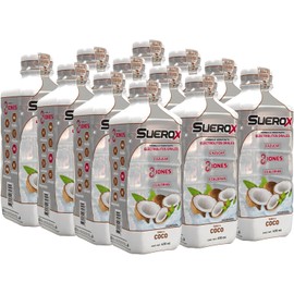 SUEROX, electrolitos orales hidratantes SIN AZÚCAR, SIN CALORÍAS 12 pack sabor UVA + 12 pack sabor COCO