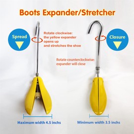 QGWJEKUI Boot Stretchers for Cowboy Boots Women Men, Adjustable Boot Stretcher for Thick Wide Feet, High Instep & Wide Toe Box, Men’s Size 8-13, Women’s Size 9-14