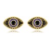 SILBAZ Evil Eye Earrings 925 Sterling Silver Evil Eye Earrings