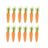 Easter 12 x Mini Glitter Carrots Bunny Egg Hunt Bonnet