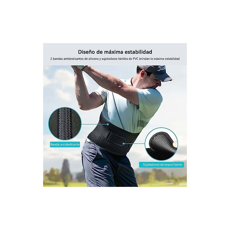Soporte Lumbar para Hombres y Mujeres,faja Lumbar Ajustable con 7