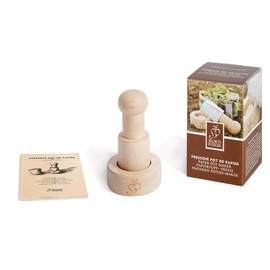 Esschert Design Paper Pot Press, Flower Pot Press, Shapes Flower Pots with Approx. 4.3 cm Diameter Made of Paper