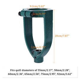 YUEWO Mortising Attachment for Drill Press, Bench Drill Locator Set for Mortising Chisels Drilling Machine, Square Hole Hollow Chisel Mortiser Drill Bit for Woodworking, Mortise and Tenon Joint Tools