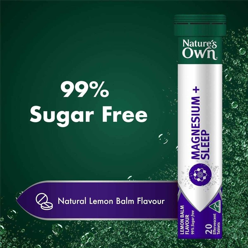 Nature's Own Magnesium + Sleep Effervescent with Passionflower 20 Tablets