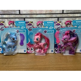 Hasbro My Little Pony Friendship Is Magic 3x LOT, Trixie, Pinkie Pie, Twilight Sparkle
