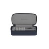 Stackers Navy Blue Medium Zipped Jewellery Box - Mens