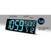 KMMKGG 17.2 Digital Wall Clock Large Display, LED Wall Clock