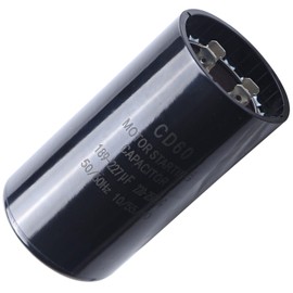 CD60 Round Motor Start Capacitor 50/60 Hz AC Electric Motor Universal Fit for AC Motor Run or Fan Start and Cool or Heat Pump Air (220-250 VAC, 189-227 uf/MFD)