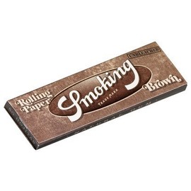 smoking (スモーキング) シングル ブラウン ペーパー 60枚入り×10 手巻きタバコ 巻紙