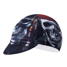 Weimostar Polyester Men's Cycling Cap MTB Breathable Sun Proof Helmet Liner Cycle Hat Pirate Skull