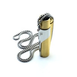 Kasher’s Lighter Necklace with Lighter Tool - Lightweight & Multipurpose Accessory with Chain for Lighters - Suitable to use as Pipe Cleaner, Cutter, or Multi-Tool Lighter Case