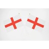 25Pcs St George Hand Flags England Hand Waving Fabric Mini
