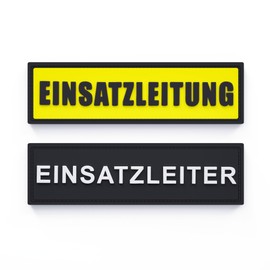 Patch Force - Deployment ladder rubber patch in the dimensions 15 cm x 4 cm - for police, fire brigade, German army and deployment manager - for attaching to jacket, vest, uniform, backpack, bag