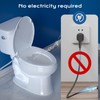 Clirass Elongated Bidet Toilet Seat with Quiet-Close, Non-Electric Bidet Mode