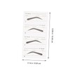 Ipetboom 6 pcs Disposable Eyebrow Stencils for Women Makeup Eyebrow