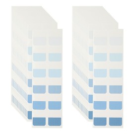 PATIKIL Clear Index Sticky Tabs, 240 Pcs Medium Transparent Sticky Notes Bookmarks Planner Stickers Page Tabs for Office Notebooks File Folder Ledger Book, Gradient Blue