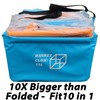 WASH22 Cubic 15L Folding Collapsible Camping Washing Basin Bucket Bag